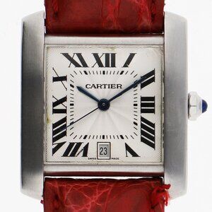 CARTIER Watches W51002Q3 Stainless Steel/leather/(Croco) Mechanical Automatic